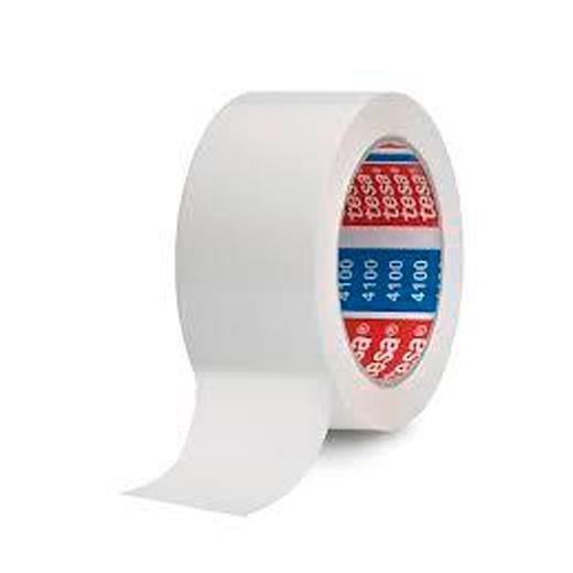 TESA - CINTA de EMBALAJE PVC RUGOSO rollo 66x50 BLANCO (Ref.04100-00034-00)