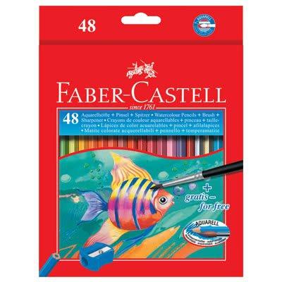 LAPICES ACUARELABLES FABER-CASTELL estuche de 48 (Ref.114448)