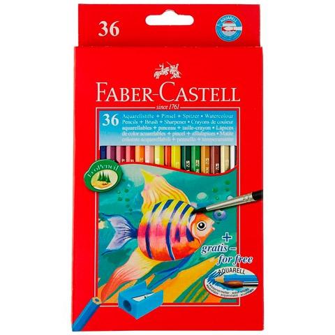 FABER CASTELL - LAPICES ACUARELABLES FABER-CASTELL estuche de 36 (Ref.114437)