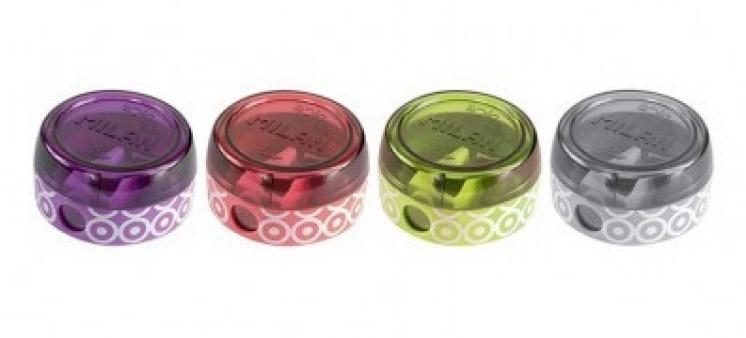 MILAN - Sacapuntas/Afilalapices SPIN 1 USO CON DEPOSITO SURTIDO EXPOSITOR de 24 (Ref.20157924)