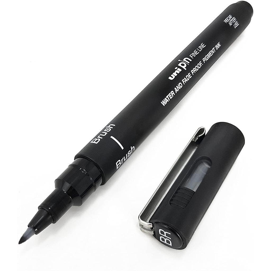 UNI-BALL - ROTULADOR CALIBRADO PIN MANGA BRUSH NEGRO (Ref.230821000)