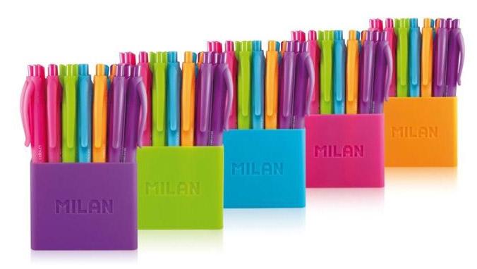 MILAN - BOLIGRAFO RT. P1 TOUCH COLOURS BOTE de 24 UNIDADES SURTIDO (Ref.176555124)