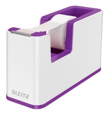 LEITZ - PORTARROLLOS WOW DUALC/CINTA VIOLETA y BLANCO (Ref.53641062)