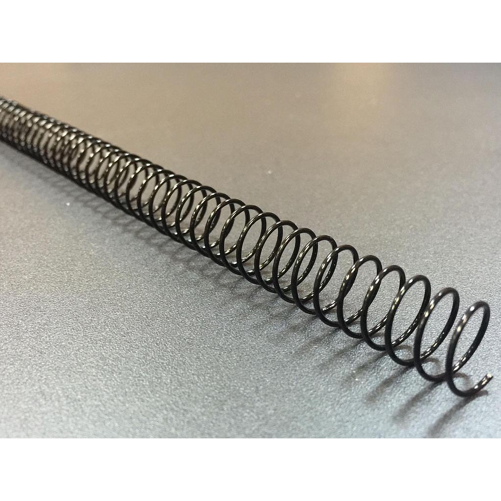 FELLOWES - PACK DE 100 ESPIRALES METÁLICAS NEGRAS 14 MM (Ref.5110501)