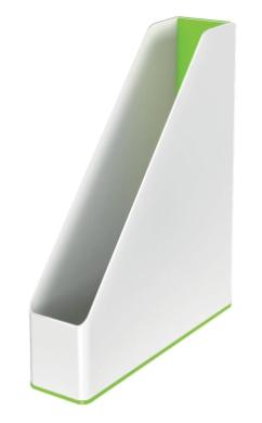 LEITZ - REVISTERO PLASTICO WOW DUAL VERDE METALIZADO/BLANCO (Ref.53621054)