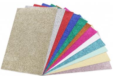 SADIPAL - CARTULINA PURPURINA 50x65 cm 330g BLANCO PAQUETE de 5 (Ref.20297)