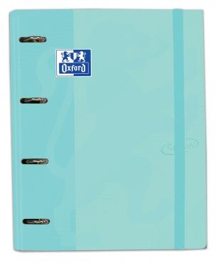 OXFORD - CARPEBLOC SCHOOL EUROPEANBINDER TOUCH A4+ 4 an.MIXTAS 35mm con RECAMBIO 100 hj. CUADRIC.5x5 ICE MINT PASTEL (Ref.400127153)