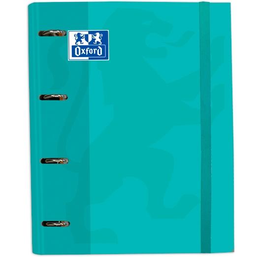OXFORD - CARPEBLOC SCHOOL EUROPEANBINDER CLASSIC A4+ 4 an.MIXTAS 35mm con RECAMBIO 100 hj. CUADRIC.5x5 ICE MINT (Ref.400109180)