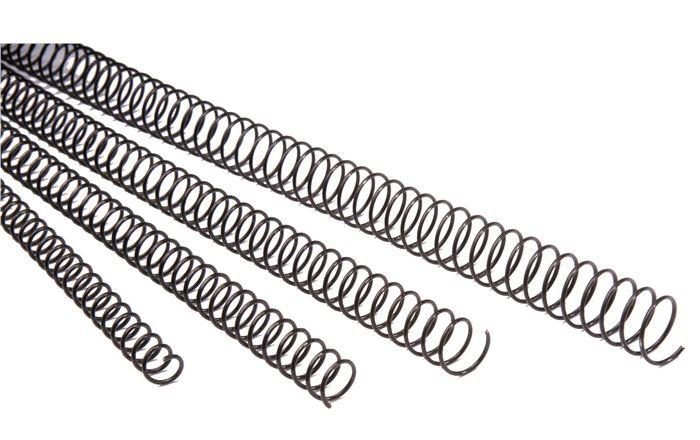 GBC - ESPIRAL METÁLICA 8MM NEGRO PASO 5.1 CAJA DE 100 (Ref.ESP915108)