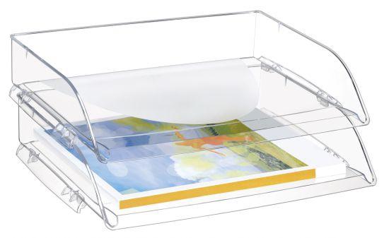 ARCHIVO 2000 - BANDEJA SOBREMESA CEP 135/2+ APAISADA TRANSPARENTE (Ref.CE135/2 CS TP)