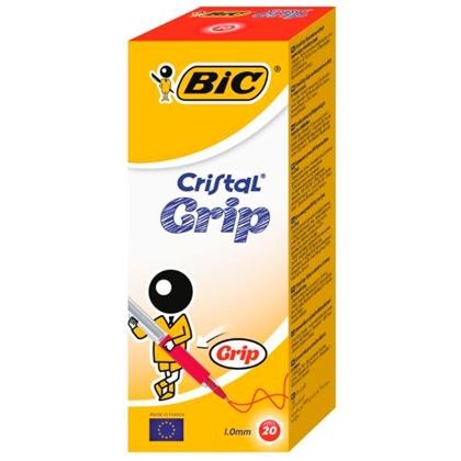 BIC - BOLIGRAFO CRISTAL GRIP ROJO (Ref.802803)