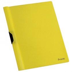 DOHE - DOSSIER CLIP PP A4 pinza METAL 30h AMARILLO (Ref.90417)