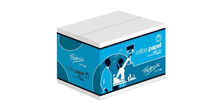 FABRISA - ROLLO ELECTRA - PAPEL OFFSET DE ALTA BLANCURA - 60GR./M2 - 76´5MMX65MM - MANDRIL 12MM - 10UD. - (Ref.16162)