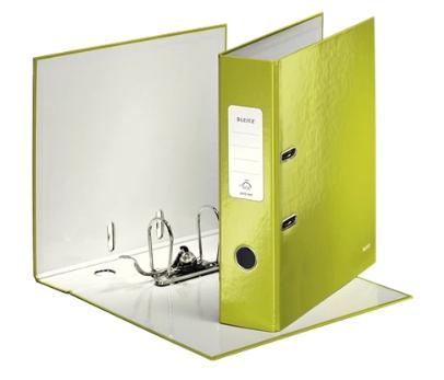 LEITZ - ARCHIVADOR palanca WOW A4 180º 80mm VERDE METALIZADO (Ref.10050164)