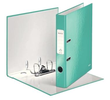LEITZ - ARCHIVADOR palanca WOW A4 180º 50mm TURQUESA METALIZADO (Ref.10060151)