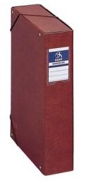 DOHE - CAJAS DE PROYECTOS CARTON COMPACTO CON GOMAS Y LOMO DE 7CM MARRON (Ref.9573)
