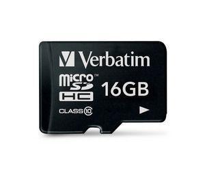 VERBATIM - MICRO SDHC 16 GB - CLASE 10 (Incluye Canon LPI de 0,24 €) (Ref.44010)