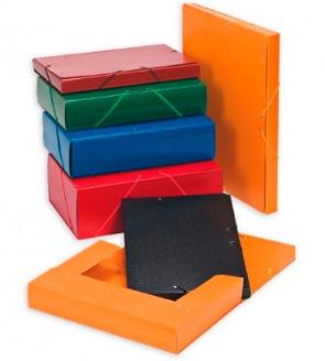 CARCHIVO - CARPETA de PROYECTOS CARTON PINTADO Fº GOMAS 12 cm VERDE (Ref.370BM33)