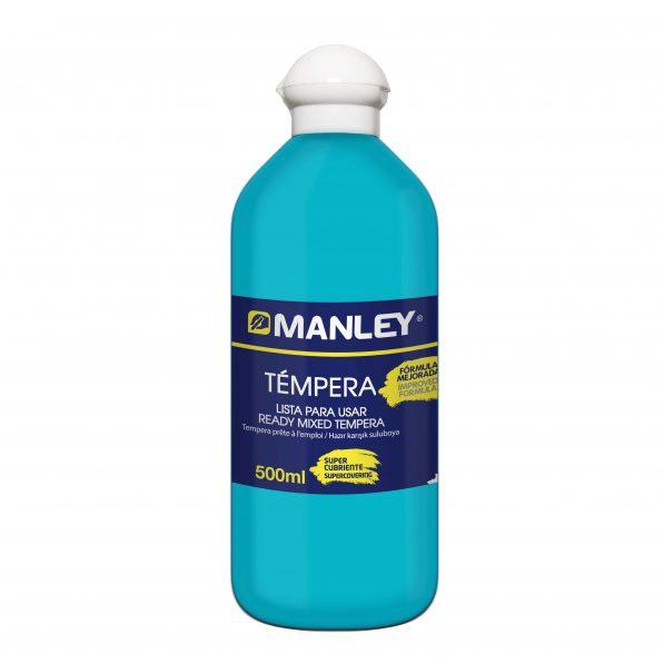 MANLEY - TÉMPERA PREPARADA AZUL BOTELLA DE 500 ML (Ref.MNP18647)