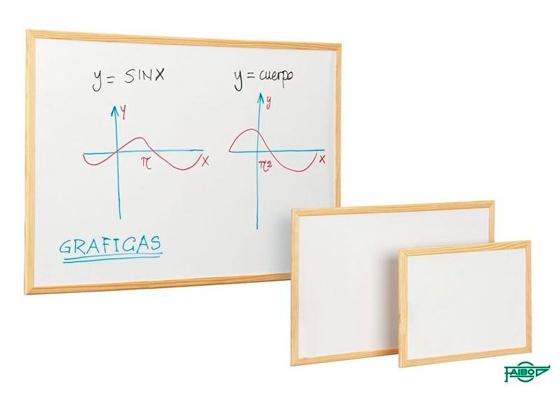 FAIBO - PIZARRA BLANCA ECONOMICA MARCO PINO 40x60 cm (Ref.502-2)
