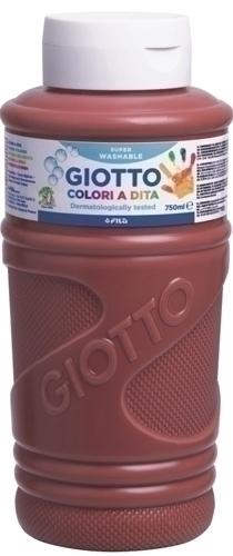 GIOTTO - PINTURA de DEDOS 750 ml (bote) MARRON (Ref.F536028/F472928)