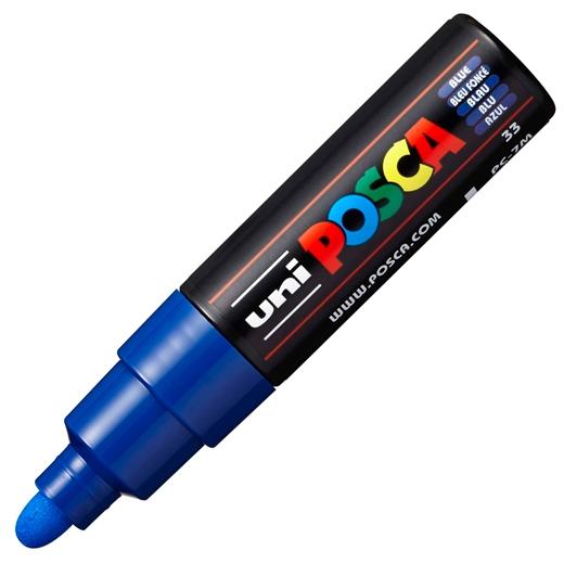UNI-BALL - MARCADOR T.OPACA NO PERM. UNI POSCA 7,0 (PC-7M) AZUL (Ref.228320000)