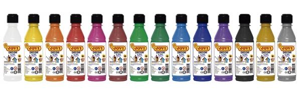 JOVI - PINTURA LATEX DECOR 250 ml (botella) VERDE OSCURO (Ref.68019)