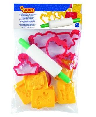 JOVI - MOLDEADORES BOLSA DE 12 MOLDES + RODILLO (Ref.7/6R)