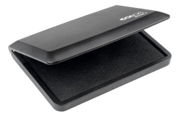 COLOP - TAMPÓN MICRO 2 ESTUCHE DE PLÁSTICO NEGRO (Ref.109666)