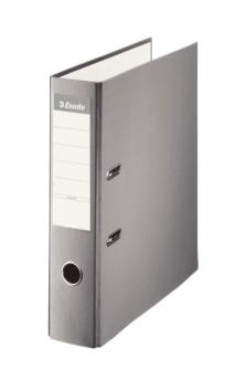 ESSELTE - ARCHIVADOR palanca PLASTICO FORRADO con RADO A4 75mm GRIS (Ref.42330)