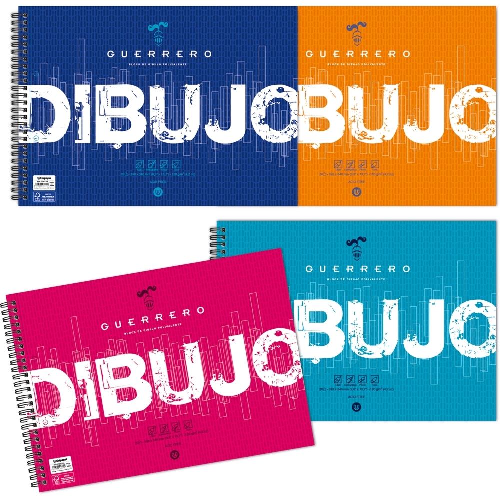 GUERRERO - BLOC DE DIBUJO Fº PROL. 20h RECUADRO 2 TALADROS (Ref.37002499)