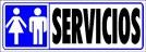 ARCHIVO 2000 - SEÑAL "SERVICIOS" 175X65 PVC GRIS (Ref.6177-00 GS)