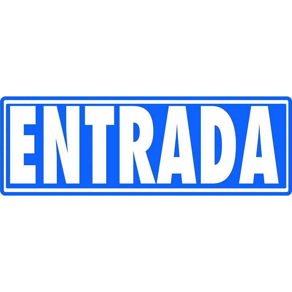ARCHIVO 2000 - SEÑAL "ENTRADA (SIN INDICADOR)" 175X65 PVC GRIS (Ref.6177-10 GS)
