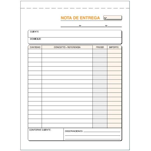 LOAN - TALONARIO ENTREGAS 4º NATU DUPLI (53D) (Ref.T-91)