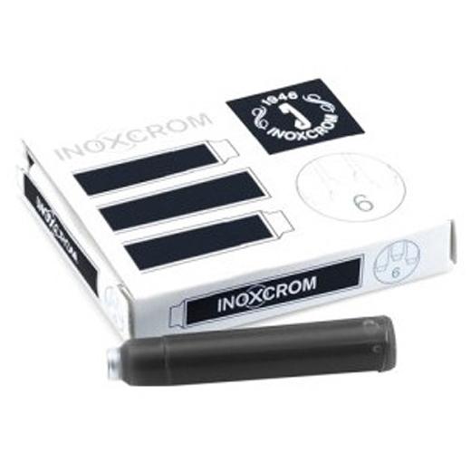 INOXCROM - TINTA ESTILOGRAFICA CAJA 6 CARTUCHOS NEGRO (Ref.41505002)