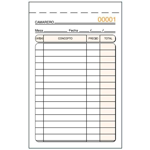 LOAN - TALONARIO CAMAREROS BOLSILLO DUPLI (94D) (Ref.T-140)