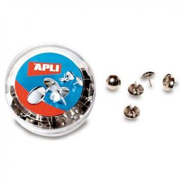 APLI - CHINCHETA NIQUELADA 10 mm. CAJA de 50 (Ref.11725 SUELTAS)