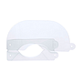 BLANCA - Pantalla protectora buconasal leiban con protector para barbilla material pet 17x8,5 cm (Ref. 2573)