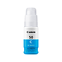 CANON - Tinta gi-50c para pixma g5050/g6050/g7050/gm2050/ gm4050 cian 7700 paginas (Ref. 3403C001)