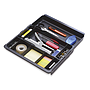 EXACOMPTA - Bandeja organizadora drawinsert de cajones color negro 298x246x36 mm (Ref. 316014D)