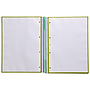 ANTARTIK - Cuaderno espiral liderpapel A4 micro tapa forrada 80h 90 gr cuadro 5mm 1 banda 4 taladros verde (Ref. KB22)