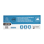 EXACOMPTA - Rollo sumadora safe contact termico 80 mm x 80 mm 52 g/m2 (Ref. 43918E)