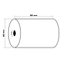 EXACOMPTA - Rollo sumadora termico 80 mm x 60 mm 48 g/m2 (Ref. 43804E)