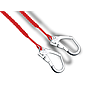 FARU - Anticaidas elastica con absorbedor de energia doble cuerda mosqueton doble gancho de acero 50 mm (Ref. C7311)