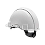 FARU - Casco polietileno ventilado 6 puntos fijacion ajuste ruleta color blanco (Ref. C20RV-BL)