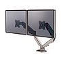 FELLOWES - Brazo para monitor serie eppa ajustable altura 2 pantallas normativa vesa hasta 10 kg plata (Ref. 9683301)