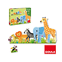 GOULA - Puzzle xxl decreciente selva 16 piezas (Ref. 53426)
