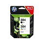 HP - Ink-jet 304 3jb05ae deskjet 2620 / 2630 / 3720 / 3730 / 3750 / 3760 / envy 5010 / 5020 / 5030 multipack (Ref. 3JB05AE)
