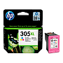 HP - Ink-jet 305xl deskjet 1210 / 1212 / 1255 / 2732 / 2752 / 4155 / 4158 envy 6020 / 6052 /6055 / 6420 tricolor 200 (Ref. 3YM63AE)
