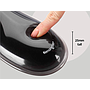 KENSINGTON - Reposamuñecas duo gel teclado color negro/rojo 240x182x25 mm (Ref. 62398)
